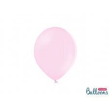 Izturīgi baloni 23 cm, pasteļi gaiši rozā (1 gab. / 100 gab.) cena un informācija | Baloni | 220.lv