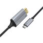 HOCO UA13 HDMI ADAPTERIS / TYPE C 1,8M cena un informācija | Kabeļi un vadi | 220.lv