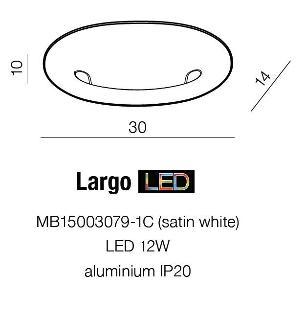 Azzardo sienas lampa AZ1701 Largo цена и информация | Sienas lampas | 220.lv