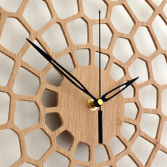 Настенные деревянные часы Diagram, дуб цена и информация | Часы | 220.lv