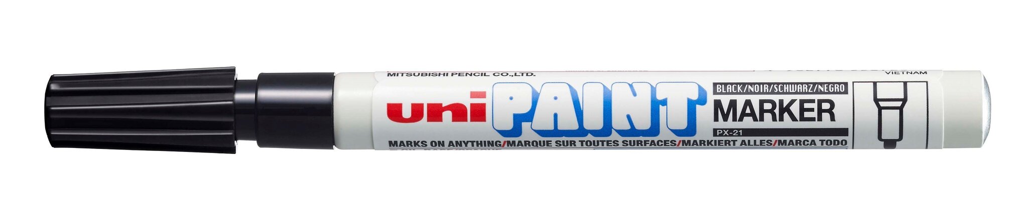 Marķieris UNI PAINT PX-21 1.2mm permanents melns цена и информация | Kancelejas preces | 220.lv
