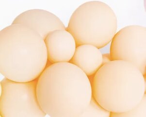 Воздушные шары Strong 30 см, пастельный светло-персиковый (1 шт. / 100 шт.) цена и информация | Шары | 220.lv