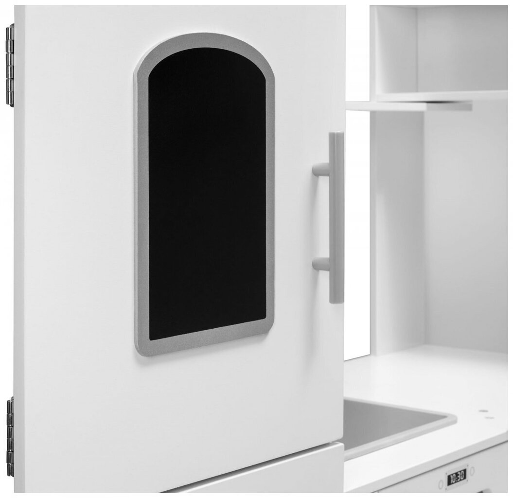Koka stūra virtuve XXXL ar ledusskapi, cepeškrāsni, veļas mašīnu, priekšautu un piederumiem cena un informācija | Rotaļlietas meitenēm | 220.lv