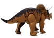 Kustīgs dinozaurs Triceratops ar skaņas un gaismas efektiem, dzeltens cena un informācija | Rotaļlietas zēniem | 220.lv