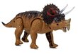 Kustīgs dinozaurs Triceratops ar skaņas un gaismas efektiem, dzeltens cena un informācija | Rotaļlietas zēniem | 220.lv