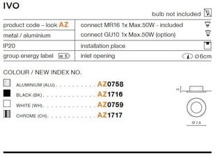 Azzardo встраиваемый светильник AZ1717 Ivo цена и информация | Монтируемые светильники, светодиодные панели | 220.lv