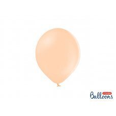 Izturīgi baloni 23 cm, pastelis gaiši persiks (1 gab. / 100 gab.) цена и информация | Шарики | 220.lv