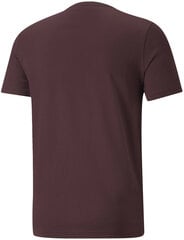 Puma Футболки Ess Logo Tee Bordeaux 586667 21/2XL цена и информация | Мужские футболки | 220.lv