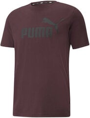 Puma T-Krekls Ess Logo Tee Bordeaux 586667 21/2XL cena un informācija | Vīriešu T-krekli | 220.lv