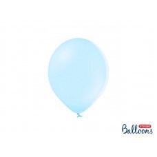 Izturīgi baloni 23 cm, pastelis gaiši zils (1 gab. / 100 gab.) цена и информация | Шарики | 220.lv