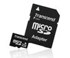 Transcend microSD 2GB + SD adapteris цена и информация | Atmiņas kartes mobilajiem telefoniem | 220.lv