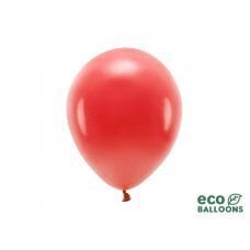 Eko baloni 26 cm pasteļi, sarkani (1 gab. / 100 gab.) cena un informācija | Baloni | 220.lv