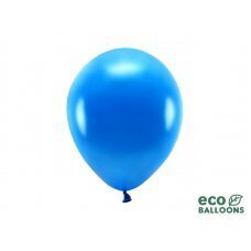 Металлические экологические воздушные шары темно-синего цвета, диаметр прибл. 26 см (1 уп. / 100 шт.) цена и информация | Шарики | 220.lv