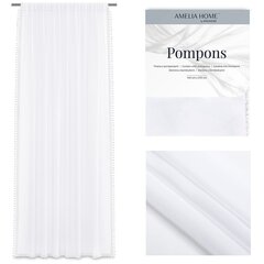 AmeliaHome aizkars Pompons cena un informācija | Aizkari | 220.lv