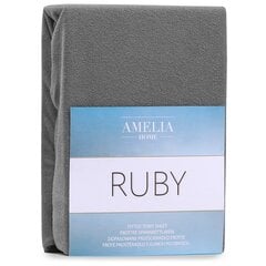 Amelia Home frotē palags ar gumiju Ruby 120x200 cm cena un informācija | Palagi | 220.lv