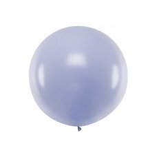 Apaļais balons 1m, Pastel Light Ceriņi cena un informācija | Baloni | 220.lv