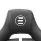 Spēļu krēsls eShark Tokugawa, melns/balts cena un informācija | Biroja krēsli | 220.lv