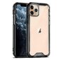 Mocco Acrylic Air Case Aizmugurējais Silikona Vāciņš Paredzēts Apple iPhone 12 Pro Max Caurspīdīgs-Melns цена и информация | Telefonu vāciņi, maciņi | 220.lv