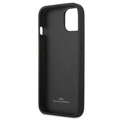 BMHCP13MTRTBK BMW PU Triangles Tricolor Line чехол для iPhone 13 Black цена и информация | Чехлы для телефонов | 220.lv