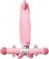 Trīsriteņu līdzsvara skrejritenis DINO 3-5 gadi - rozā + LED riteņi цена и информация | Skrejriteņi | 220.lv