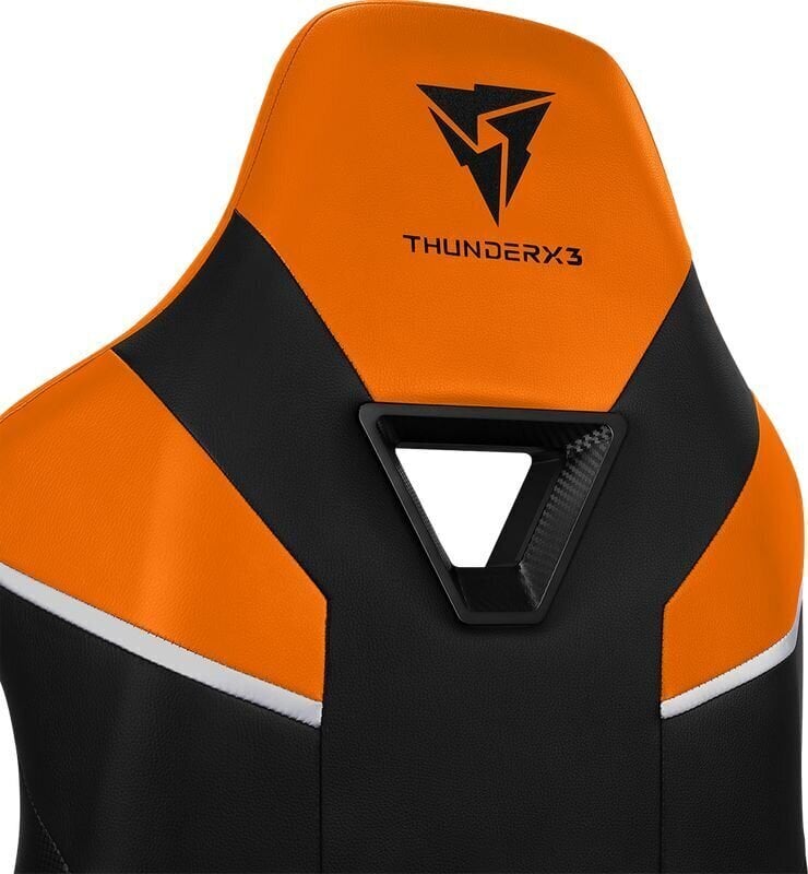Spēļu krēsls ThunderX3 TC5, melns/ oranžs cena un informācija | Biroja krēsli | 220.lv