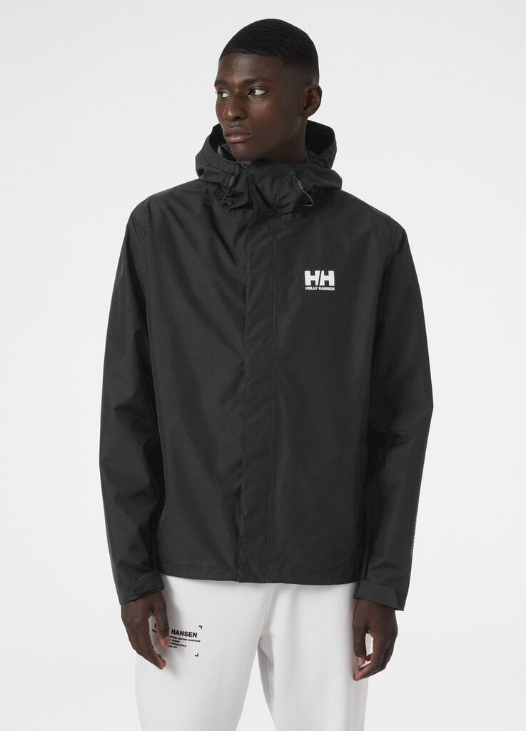 Helly Hansen vīriešu pavasara-rudens jaka Seven, melna cena un informācija | Vīriešu virsjakas | 220.lv