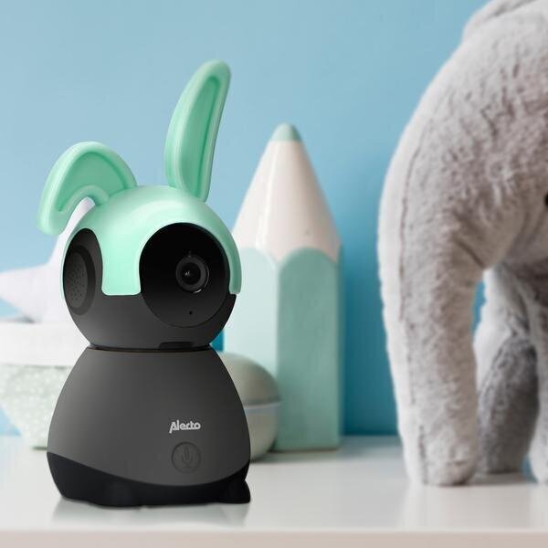 Mobilā aukle Alecto SmartBaby10BK Wifi, black cena un informācija | Radio un video aukles | 220.lv