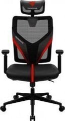 Spēļu krēsls ThunderX3 YAMA 1, melns/ sarkans цена и информация | Офисные кресла | 220.lv