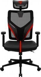 Spēļu krēsls ThunderX3 YAMA 1, melns/ sarkans cena un informācija | Biroja krēsli | 220.lv