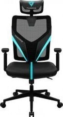 Spēļu krēsls ThunderX3 YAMA 1, melns/zils cena un informācija | Biroja krēsli | 220.lv