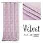 AmeliaHome aizkars Velvet Silver Leaves cena un informācija | Aizkari | 220.lv