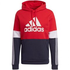 Sporta džemperis vīriešiem Adidas essentials fleece M H58980, sarkans cena un informācija | Sporta apģērbs vīriešiem | 220.lv
