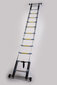 Divkāršās teleskopiskās kāpnes 3,2 m A līnija cena un informācija | Saliekamās kāpnes, celtniecības sastatnes | 220.lv