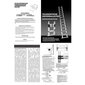 Dubultās teleskopiskās kāpnes ar alumīnija gredzeniem 4,4 m cena un informācija | Saliekamās kāpnes, celtniecības sastatnes | 220.lv