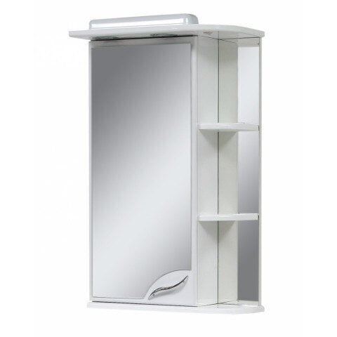 Skapis ar spoguli, Econom ZEUS 45cm cena un informācija | Vannas istabas spoguļi | 220.lv