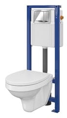 WC sistēma CERSANIT AQUA (WC pods + rāmis + poga) kaina ir informacija | Bidē | 220.lv