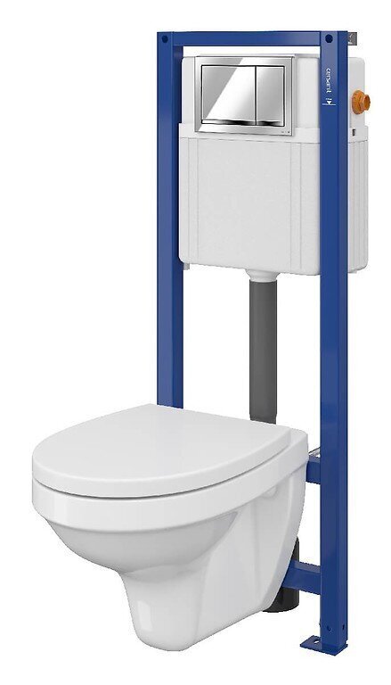 WC sistēma CERSANIT AQUA (WC pods + rāmis + poga) цена и информация | Bidē | 220.lv