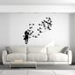 Mīlestības tēmas mākslas sienas uzlīme - vinila istabas uzlīme - mājas dekors cena un informācija | Dekoratīvās uzlīmes | 220.lv