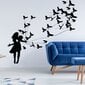 Mīlestības tēmas mākslas sienas uzlīme - vinila istabas uzlīme - mājas dekors cena un informācija | Dekoratīvās uzlīmes | 220.lv