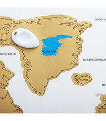 Стираемая карта путешествий цена и информация | Карты мира | 220.lv