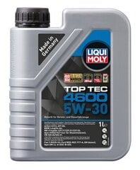 Motoreļļa LIQUI MOLY TOP TEC 4600 5W-30, 1L cena un informācija | Motoreļļas | 220.lv