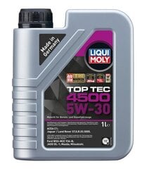 Motoreļļa LIQUI MOLY TOP TEC 4500 5W-30, 1L cena un informācija | Motoreļļas | 220.lv