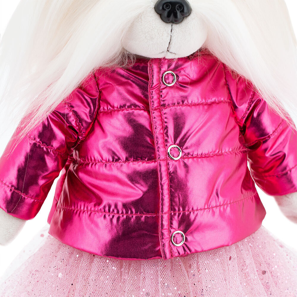 Apģērbu komplekts LUCKY DOGGY sunīšiem Rozā jaciņa цена и информация | Mīkstās (plīša) rotaļlietas | 220.lv