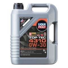Моторное масло Liqui moly top tec 4310 0W-30 5L цена и информация | Моторное масло | 220.lv