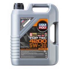 Motoreļļa LIQUI MOLY TOP TEC 4200 5W-30, 5L cena un informācija | Motoreļļas | 220.lv