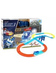 Silverlit Robot Trains - Kay Lighting Rail playset - комплект железно дороги цена и информация | Игрушки для мальчиков | 220.lv