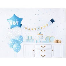 Ballīšu dekorāciju komplekts - Baby Boy cena un informācija | Svētku dekorācijas | 220.lv
