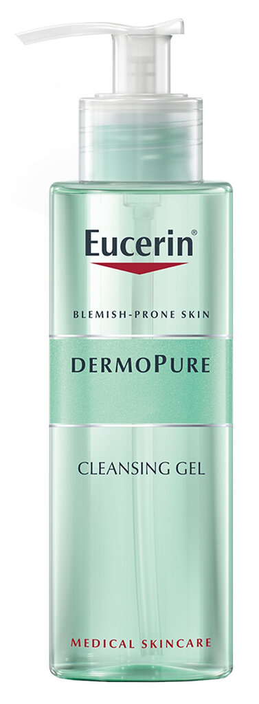 Attīroša želeja problemātiskai sejas ādai Eucerin DermoPure, 400 ml цена и информация | Sejas ādas kopšana | 220.lv