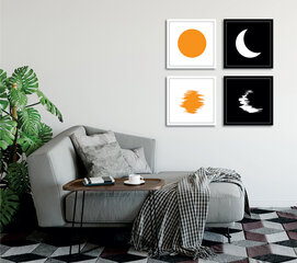 Репродукция из четырех частей Луна цена и информация | Картины | 220.lv