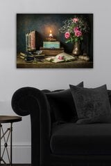 Репродукция Свечи и цветочная композиция цена и информация | Картины | 220.lv